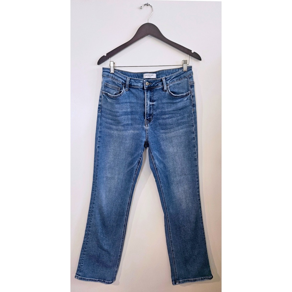 Lovervet by Vervet Paramount High Rise Slim Bootcut Jeans Size 32/15 Stretch